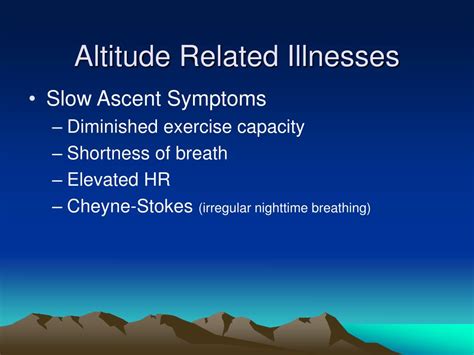 Ppt Exercise At Altitude Powerpoint Presentation Free Download Id