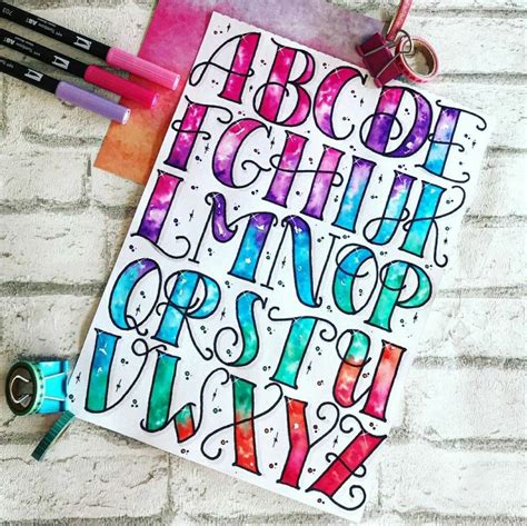 Pin By Angel Mitchell On Art Hand Lettering Alphabet Lettering