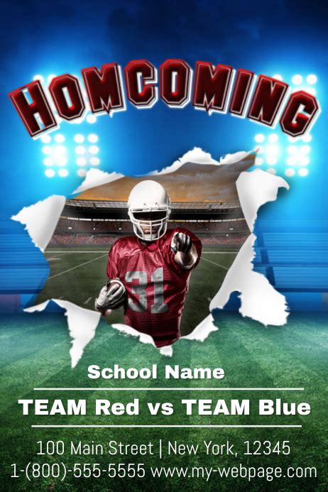 Homecoming Template Postermywall