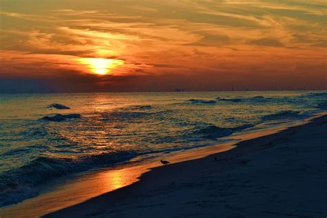 Sunset On The Gulf Of Mexico Gulf Shores Al Gulf Shores Alabama Gulf