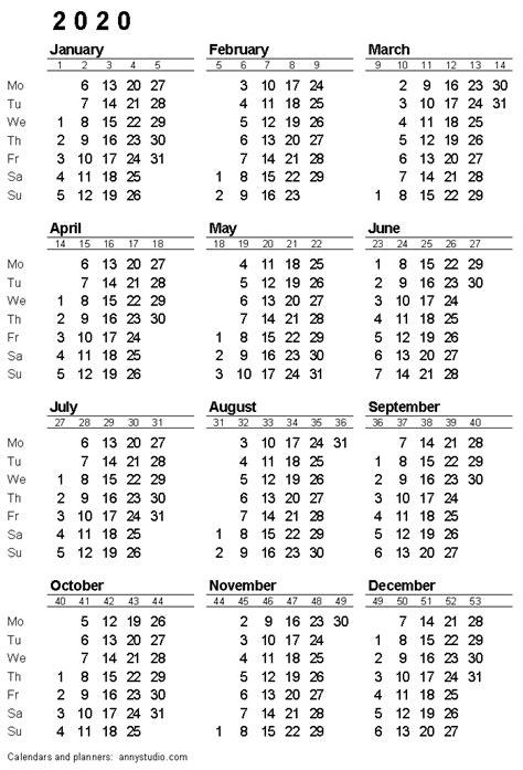 2020 Calendar Png Download Image Png All Png All