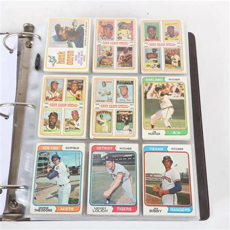 Shop.alwaysreview.com has been visited by 1m+ users in the past month Lot - 1974 Topps Baseball Complete Card Set w/ Traded & Team Checklists, EX-EXMT-NM