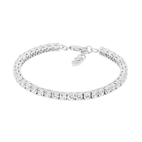 Sterling Silver Cz Tennis Bracelet Temelli Jewellery