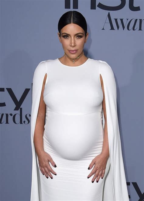 Welcome To Ladun Liadis Blog Kim Kardashian Flaunts Huge Baby Bump In