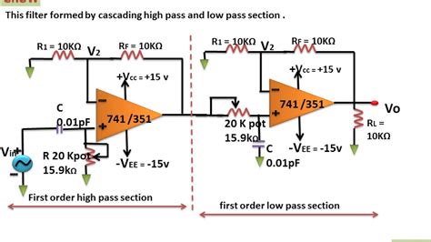 This set of linear integrated circuit multiple choice questions & answers (mcqs) focuses on band pass filter. Wide Band Pass Filter Using Op Amp (हिन्दी ) - YouTube