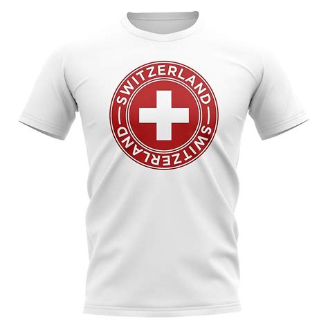 Switzerland football shirts, kits & jerseys 224 products. Switzerland Football Badge T-Shirt (White) | Fruugo US