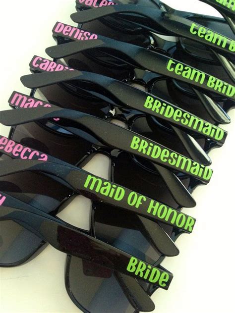 Bach Party Personalized Sunglasses For Favors Party Sunglasses Bridal Party Sunglasses