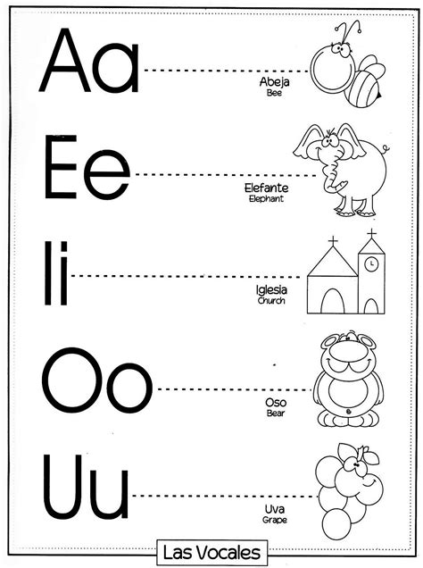 Dibujos Para Pintar Vocales Dibujos Para Pintar