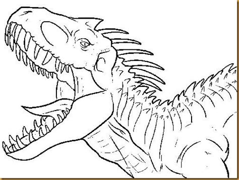 Indominus Rex Para Colorear