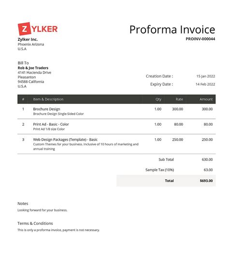 Proforma Invoices Definition Significance Format The Best Porn Website