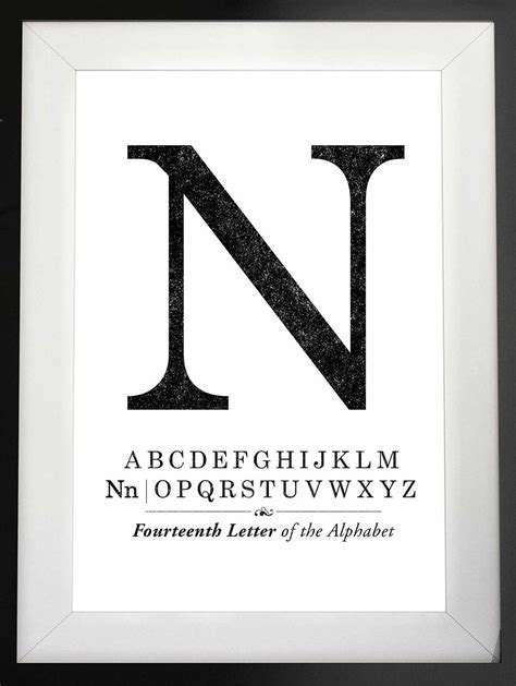 Monogram Letter N, Art N, Letter N Letter N Print Letter N Printable, Monogram letter N initial ...