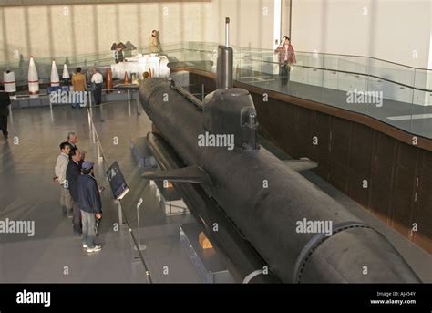 Kairyu Class Midget Submarine Displayed At Yamato Museum Kure City