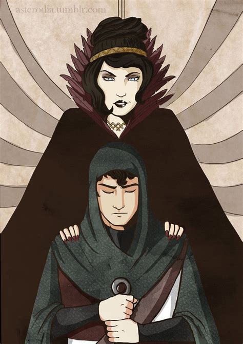 Morgan Le Fay And Her Son Sir Mordred By Asterodia Character Art