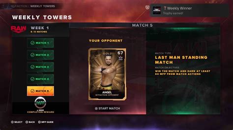 WWE 2K23 MyFACTION Weekly Towers Week 1 Beginner S Luck Weekly