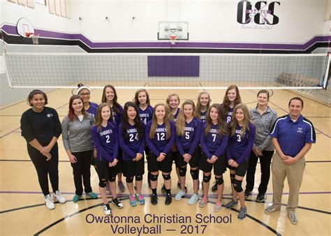 Team Picture With Tina Owatonna Christian School