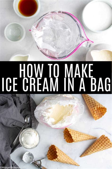 Ice Cream In A Bag How To Make Homemade Ice Cream Midgetmomma