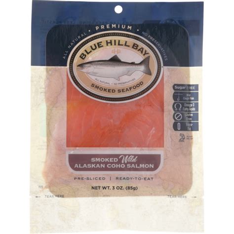 Coho salmon are somewhere in between, and are preferred by those who don't. Blue Hill Bay Smoked Wild Alaskan Coho Salmon (3 oz) from ...