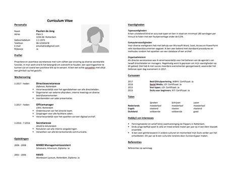 Het teruglopend cv is het meest gebruikte cv sjabloon en de beste keuze voor mensen met meer dan twee jaar werkervaring. Beste Cv Voorbeeld RJZ89 - AGBC