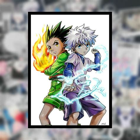 Here Is My Color Pencil Drawing Of Gon And Killua ️💙 Hope You Like It