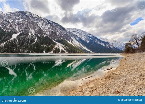 Plansee Lake In The Alps Mountain Tyrol Austria Stock Photo Image
