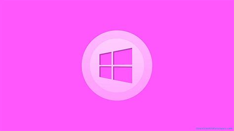 Windows 10 Logo Pink Color, Microsoft Windows 10 Logo, Microsoft ...