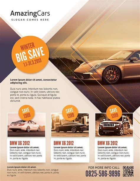 Car Dealer Flyer Template Vandelay Design Flyer Flyer Template