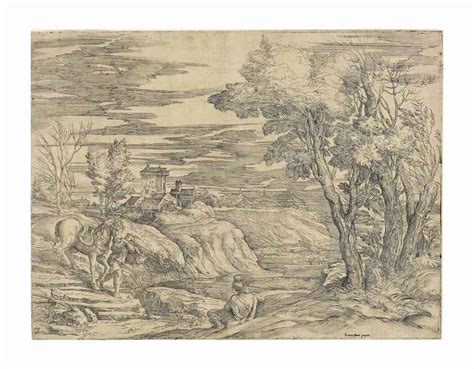 Titian Landscape With A Horseman And His Groom Mutualart