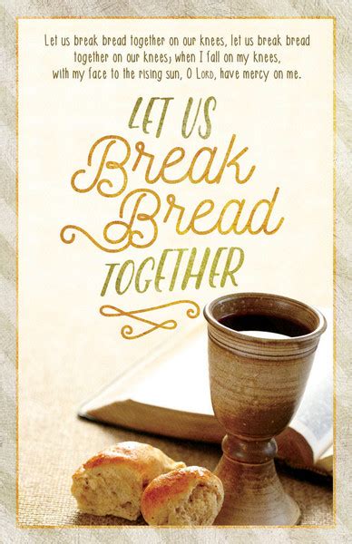 This free printable labels will give you also quite a lot of unique gifts ideas like: Church Bulletin 11" - Communion - Break Bread (Pack of 100)