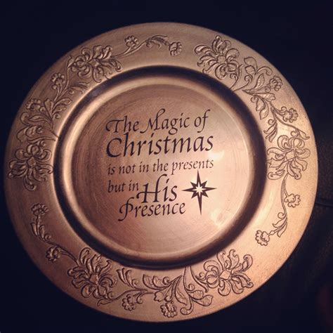 Christmas Charger Plate Made With Silhouette Cameo Silhouette Cameo