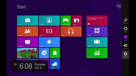 Windows 8 Change Start Screen Color Settings Youtube