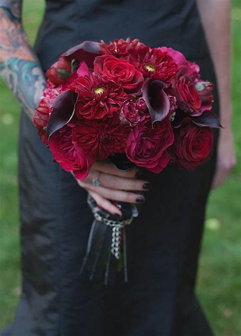 Bouquet ~ Goth Wedding ~ Floribunda Pinterest