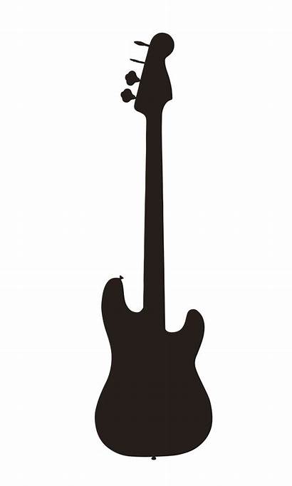 Guitar Bass Vector Silhouette Clipartpanda Clipart Terms