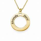 Gold Plated Love Necklace Photos