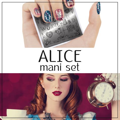 Alice In Wonderland Style Mani Set Moyou Nails