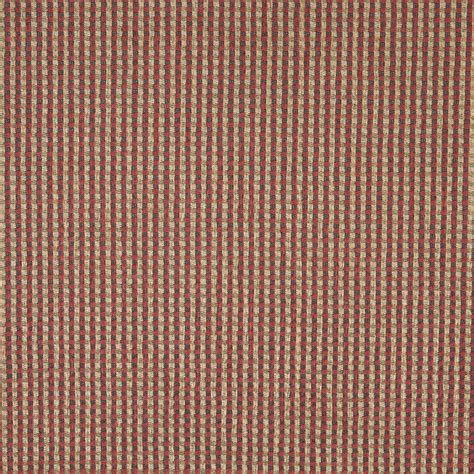 Blue Beige Red And Green Check Southwest Upholstery Fabric By The Yard