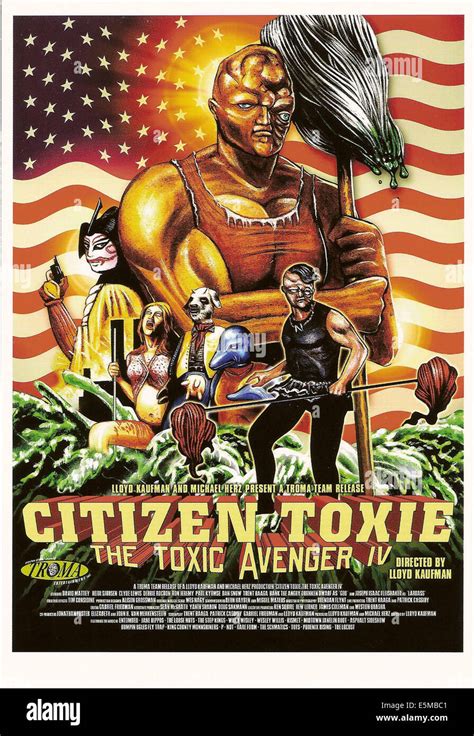 citizen toxie the toxic avenger iv poster art 2000 ©troma films courtesy everett collection