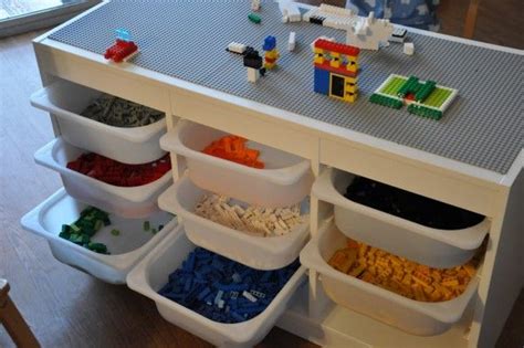 38 Idées And Astuces Ingénieuses Pour Le Rangement Des Lego Lego Table