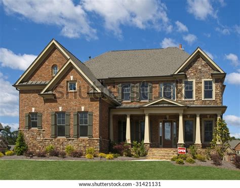 Model Luxury Home Exterior Front View Stock Photo Edit Now 31421131