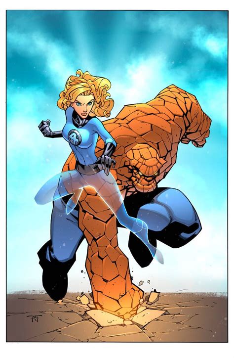 invisible woman and the thing by hitotsumami on deviantart invisible woman comic books art