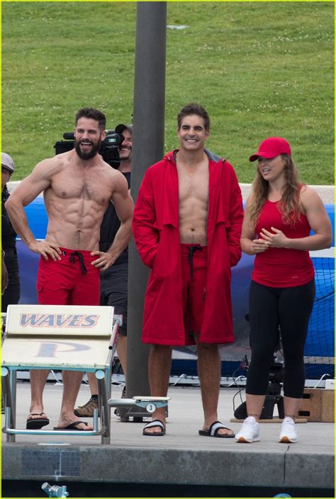 Pll S Brant Daugherty And Keegan Allen Go Shirtless For Upcoming Battle Of The Network Stars
