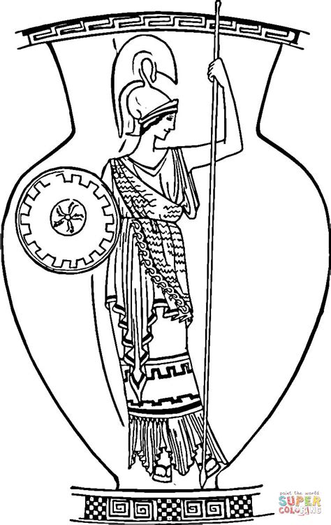 Https://techalive.net/coloring Page/ancient Greek Pottery Coloring Pages