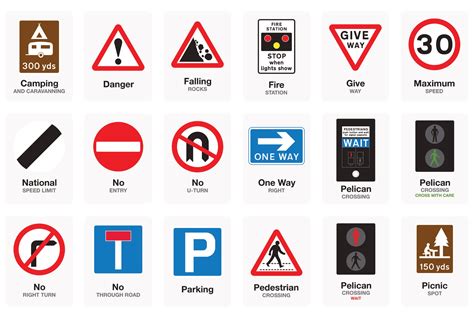 Basic Road Signs Uk Paperzip