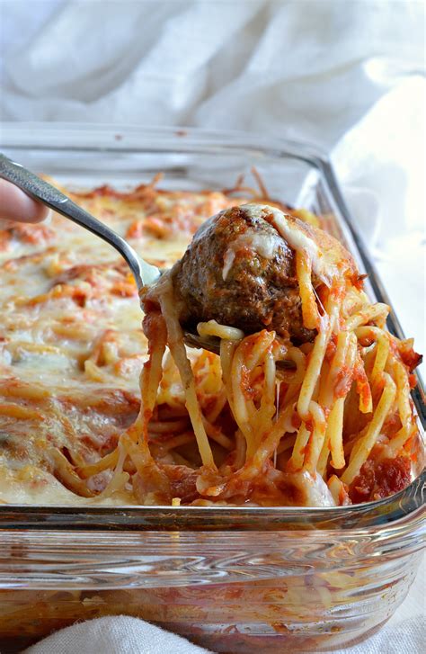 Enjoy classic preparations like spaghetti marinara and meatball sandwiches — or take their flavor try this simple recipe for homemade meatballs. EASY BAKED SPAGHETTI and MEATBALLS ★ WonkyWonderful
