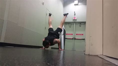 90 Degree Handstand Push Up Starting From Prone Position