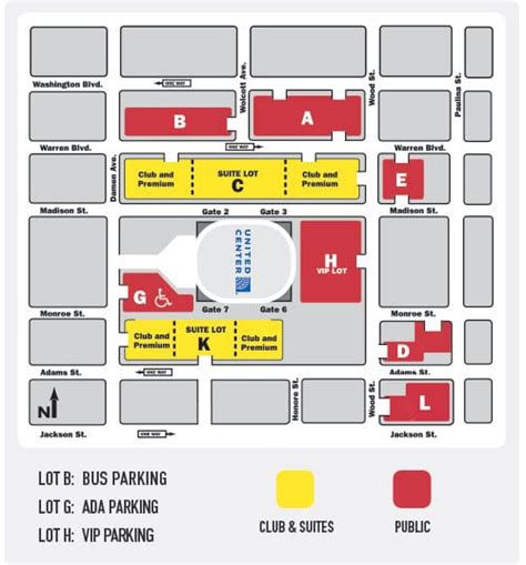 United Center Parking Guide Map Prices How To
