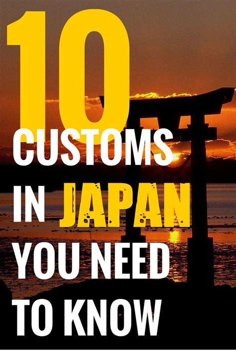 10 Customs You Must Know Before A Trip To Japan Japan Travel Japan