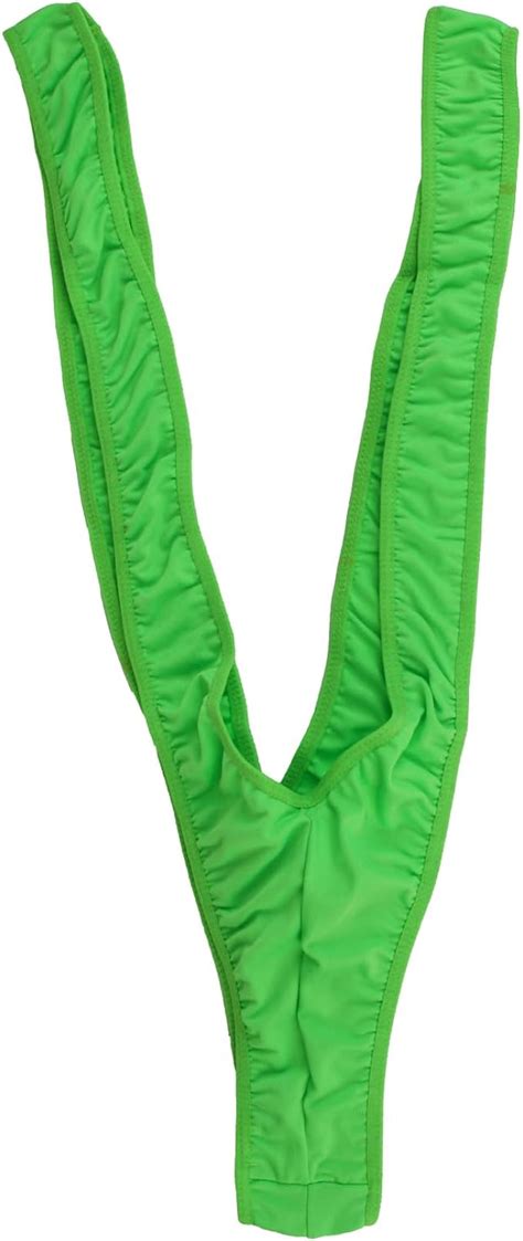 TWOBUD Men S Borat Mankini V String Man Underwear Suspender Swimming