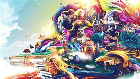 Abstract Graphic Illustrations And Photo Manipulations By