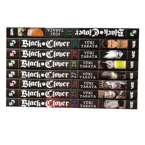 Black Clover Series 8 Books Collection Set By Yuki Tabata Volume 24