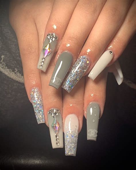 Grey Nails Design Ideas The Glossychic
